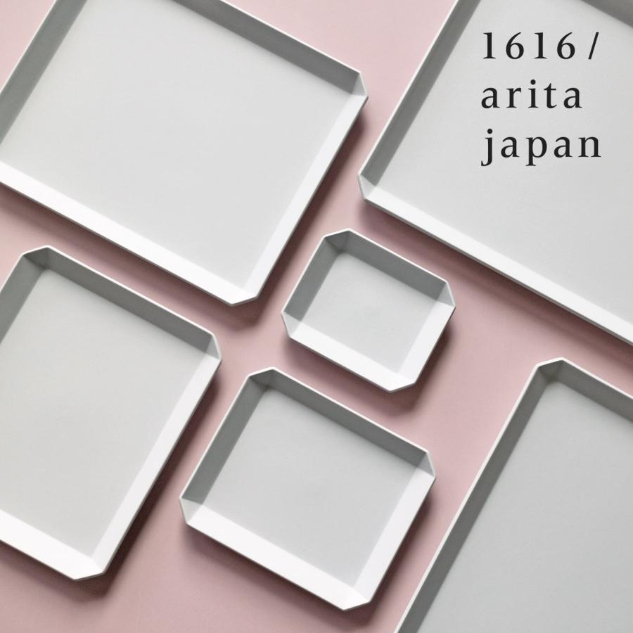 1616 / arita japan スクエアプレート 130 グレー 小皿 おしゃれ TY