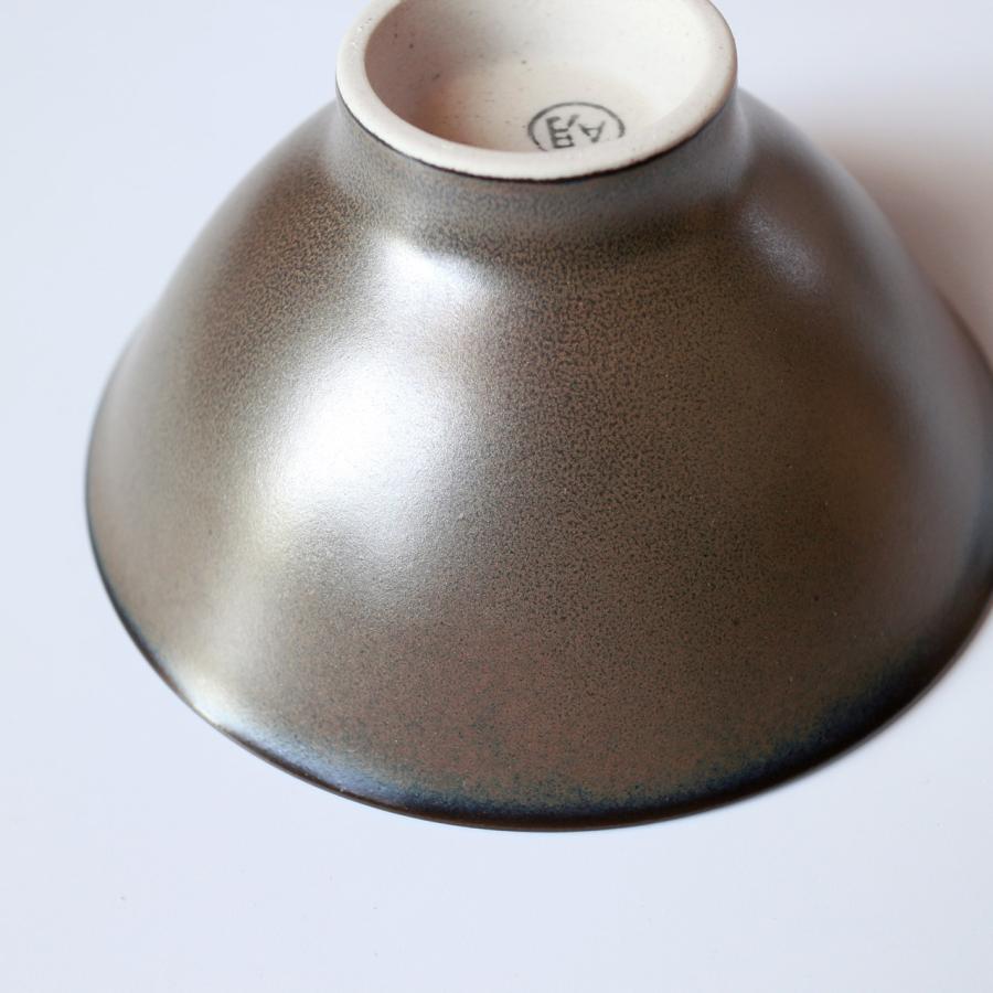 明論具 ALONGU 茶碗 125mm テンモク 天目 飯碗 シンプル 波佐見焼