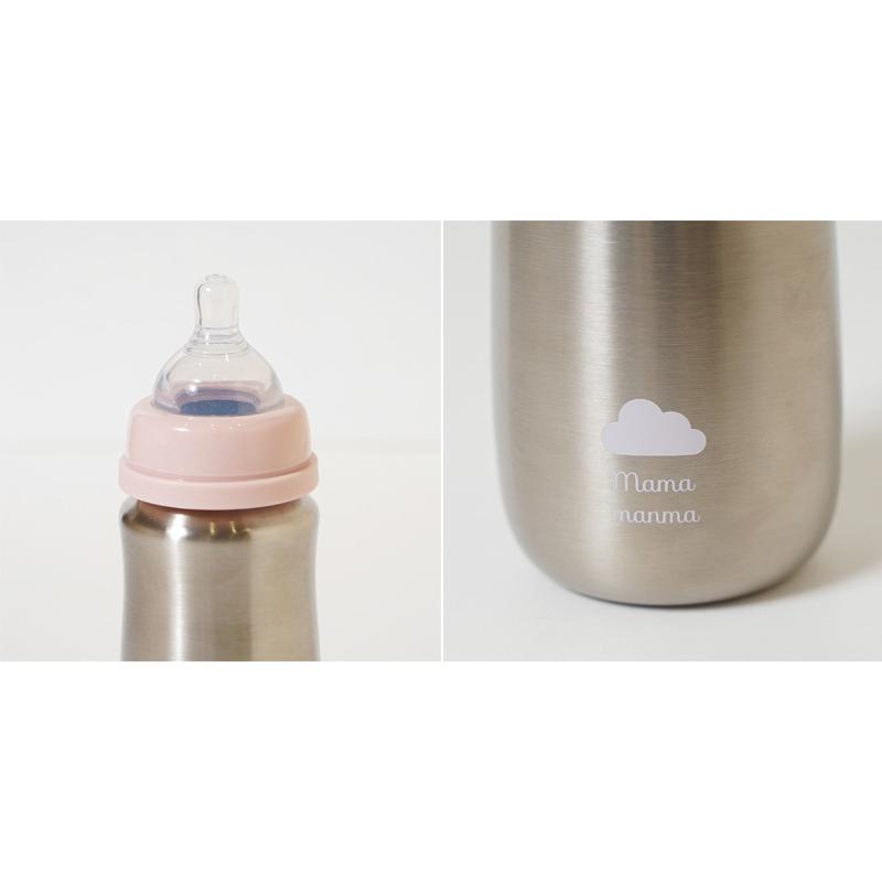 注目の 授乳 食事用品 有害物質が出ないステンレス哺乳瓶 水筒としても長く使えます 哺乳瓶 ステンレス製 新生児 赤ちゃん ベビー おしゃれ 割れない 10mois ディモワ Mamamanma マママンマ ベビーボトル Www Threeriversofs Com