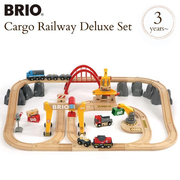 新版 木のおもちゃ おもちゃ 木製玩具 ウッドトイ Brio World ブリオ カーゴレールデラックスセット 初回限定 Orientalweavers Com