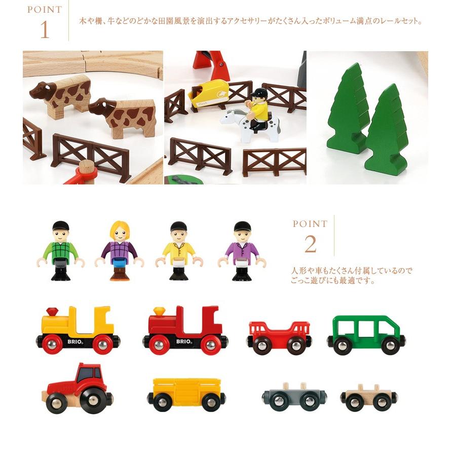 BRIO（ブリオ） 電車 おもちゃ レール 汽車 レールセット カントリー