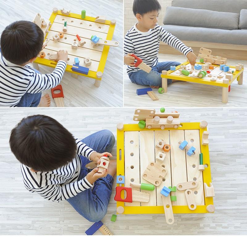 エデュテ 工具 工具セット セット おもちゃ 大工 知育玩具 2歳 3歳 4歳