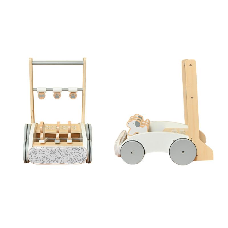 当店一番人気 木のおもちゃ 押し車 カタカタ 赤ちゃん 知育玩具 Kiss Baby キスベビー こいぬのおしぐるま 手押し車 127 980円 Aynaelda Com