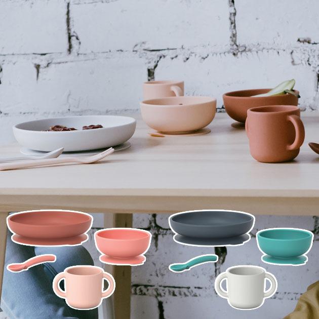 ベビー食器セット ギフト プレゼント 離乳食 シリコン おしゃれ Ekobo エコボ シリコンベビーミールセット M 54 出産祝いと子供雑貨アイラブベビー 通販 Yahoo ショッピング