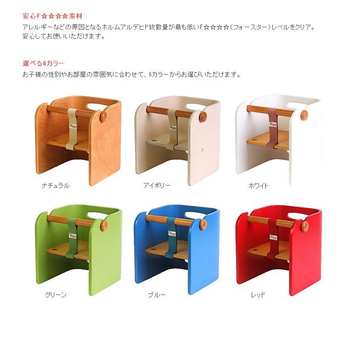 ベビーチェア 木製 ロータイプ キッズチェア HOPPL ホップル コロコロ