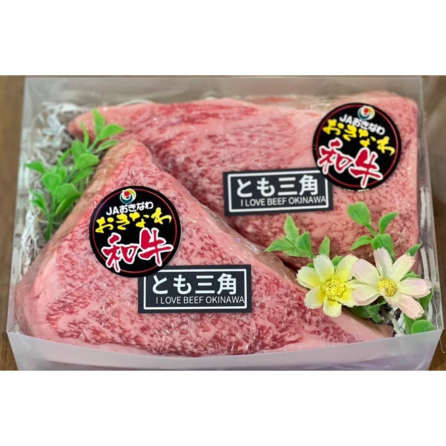 【送料無料】沖縄県産和牛　とも三角ステーキ200g×2枚 | 