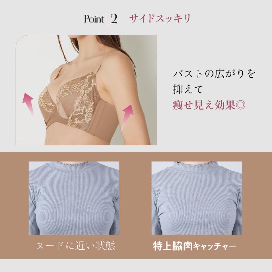 ブラジャー 大きいサイズ トレンド 脇高 脇肉 補正ブラ 脇高ブラ 下着 女性 サイズ 特上 脇肉キャッチャー 補正下着 補整 谷間 バスト 寄せ H/I/J/K 爆買 | HEAVEN Japan | 11