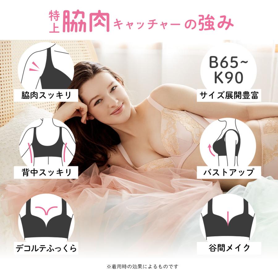 専用　【新品】☆HEAVEN Japan☆ ２枚　補正下着ブラジャー B80 HEAVEN Japan ブラジャー ショーツセット 下着女性 脇高 育乳