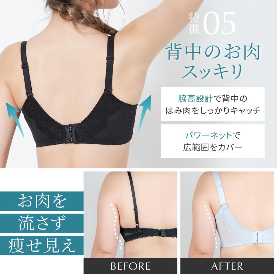 heaven japan ヘブンジャパン ブラ ジャー ノン パテ 大きい サイズ 涼しい 通気 脇高 脇肉 育乳 夏 下着 女性 軽い SELFIT BRA セルフィット 爆買の画像