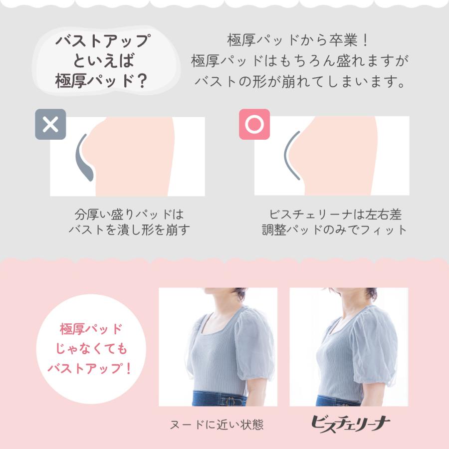 ブラジャー ビスチェリーナ 大きいサイズ ヘブンジャパン heaven japan 脇肉 脇高 下垂 デコルテ 補整 補正下着 スッキリ 寄せ 爆買の画像