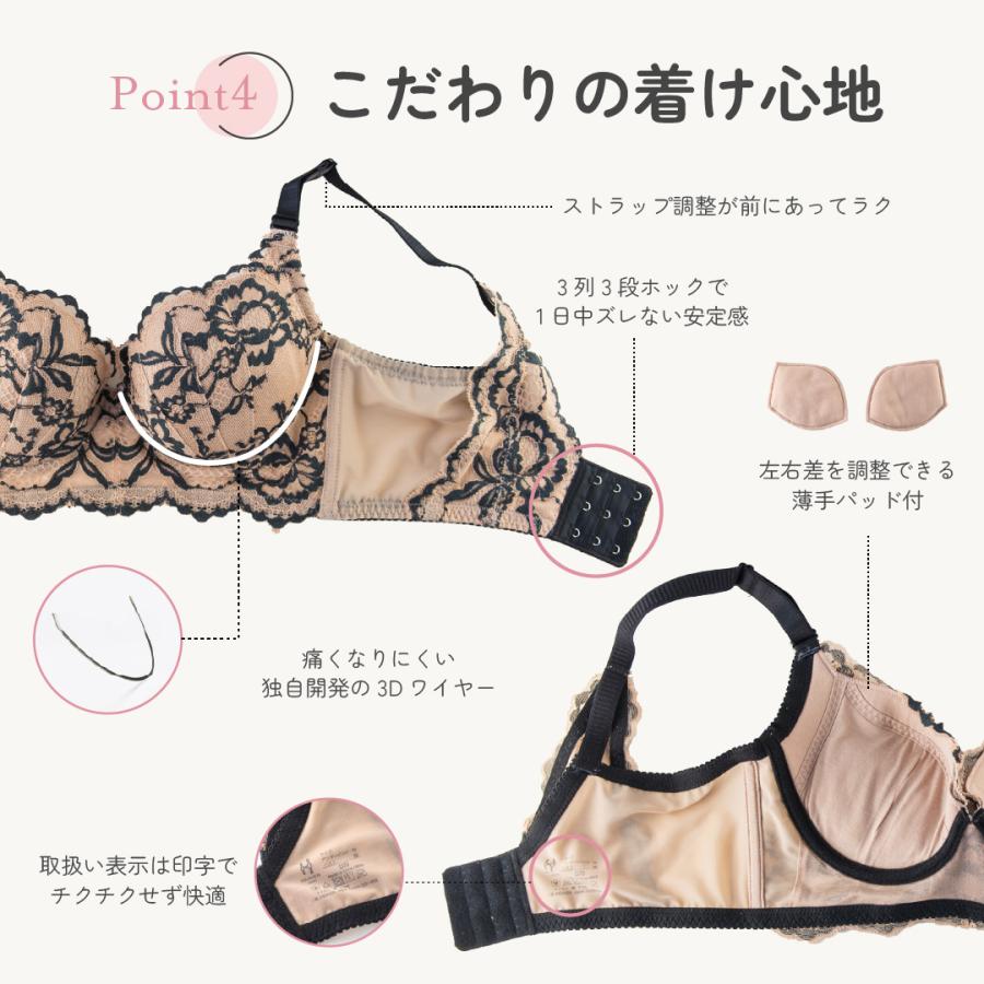 ブラジャー ビスチェリーナ 大きいサイズ ヘブンジャパン heaven japan 脇肉 脇高 下垂 デコルテ 補整 補正下着 スッキリ 寄せ 爆買の画像