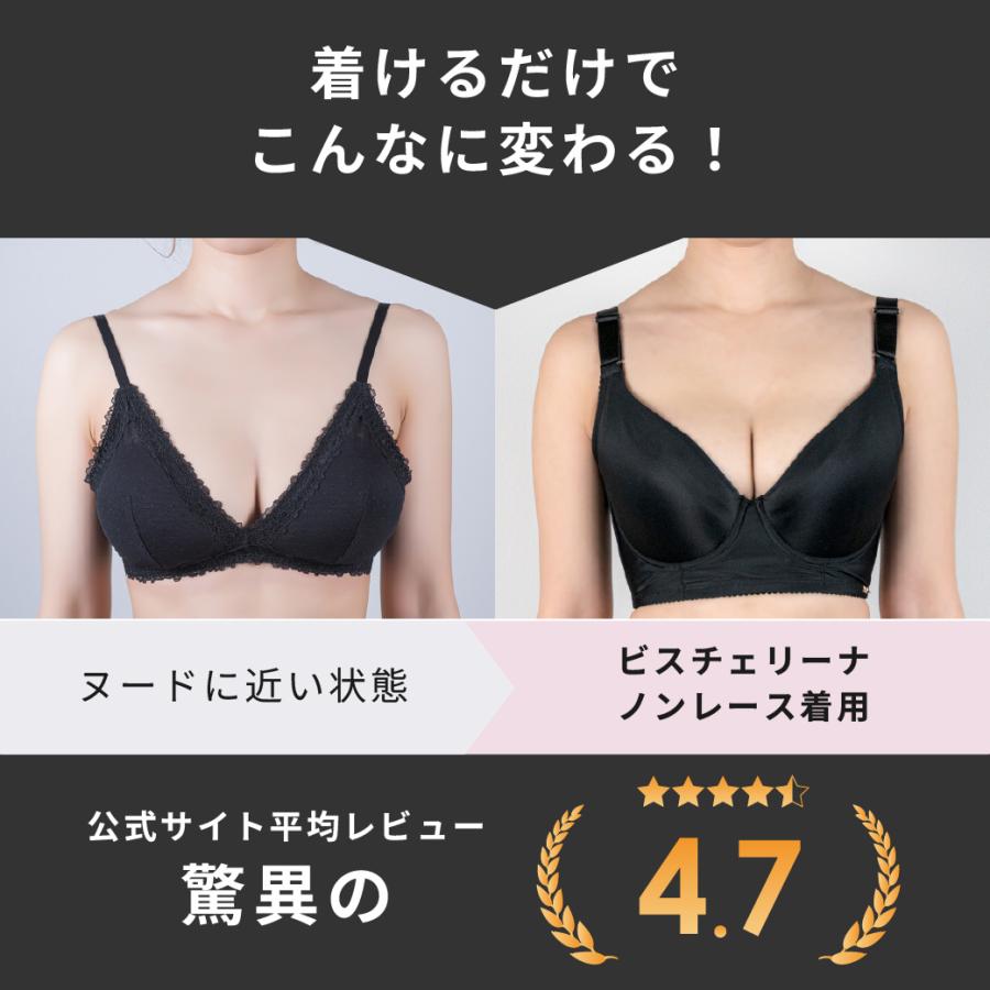 ブラジャー ビスチェリーナ 大きいサイズ ヘブンジャパン heaven japan 脇肉 脇高 下垂 デコルテ 補整 補正下着 スッキリ 寄せ 爆買の画像