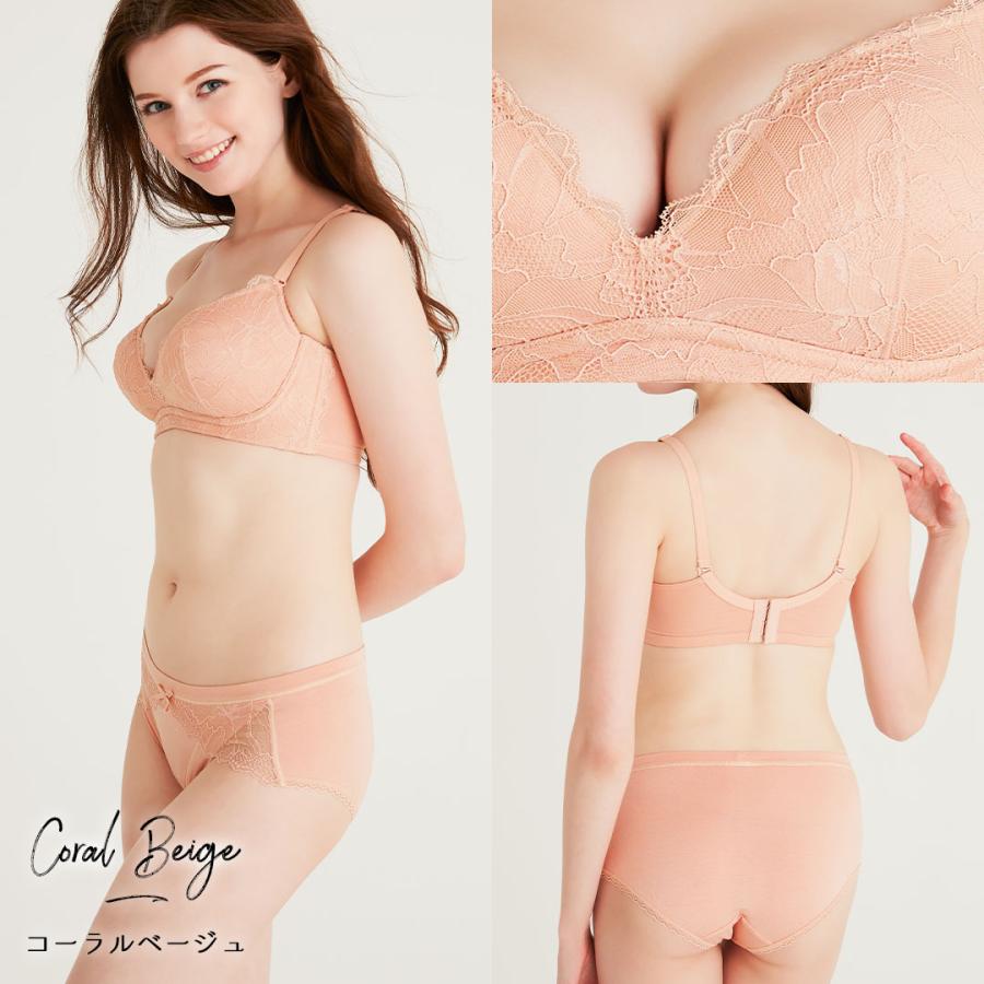 ノンワイヤー ブラ ショーツセット もう離れ垂れへんブラ 育乳 脇高 大きいサイズ レース 機能性 ブラジャー 補正下着 補整 脇肉 バストアップ 下着 B C D E F G Hknb3017set Heaven Japan ヤフー店 通販 Yahoo ショッピング