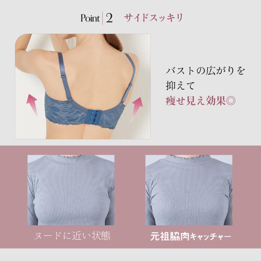 ブラ ジャー 大きい サイズ 下着 ヘブンジャパン heaven japan レディース 脇高 補正 補整 下着 元祖 脇肉 キャッチャー 下垂 育乳 爆買の画像