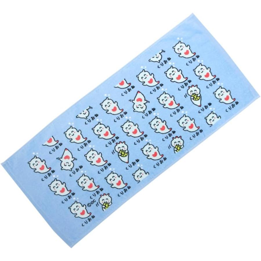 おえかきさん シリーズ フェイスタオル くりおねさん 約34×75cm 綿