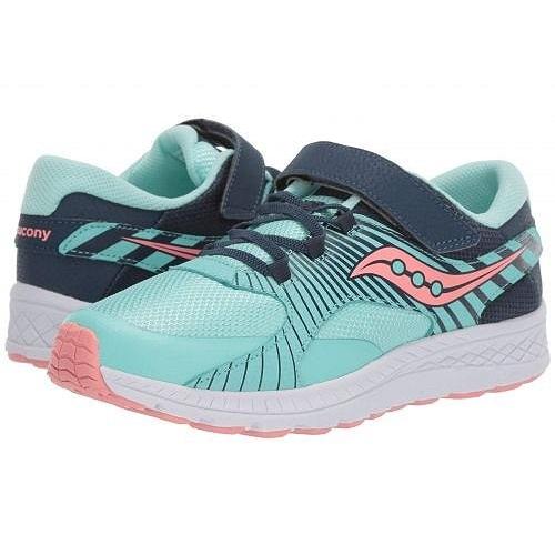毎日大量出品 Saucony Kids サッカニー 女の子用 キッズシューズ 子供靴 スニーカー 運動靴 Velocer A C Little Kid Big Kid Navy Turquoise クリアランス割引品 Ssl Daikyogo Or Jp
