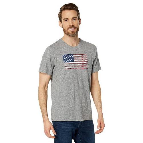 Life is good ライフイズグッド メンズ 男性用 ファッション Tシャツ Fishing Flag CrusherLite(TM