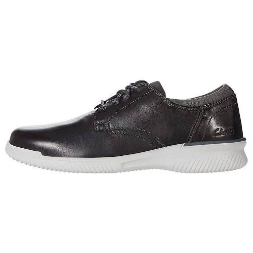 Clarks クラークス メンズ 男性用 シューズ 靴 オックスフォード 紳士靴 通勤靴 Donaway Plain - Dark Grey Leather｜ilovela｜04