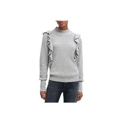 7 For All Mankind セブンフォーオールマンカインド レディース 女性用 ファッション セーター Rib Ruffle Sweater - Heather Grey
