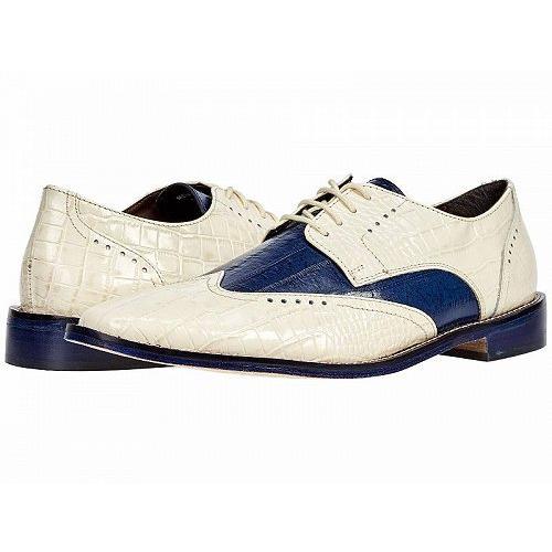 大阪通販 Stacy Adams ステーシーアダムス メンズ 男性用 シューズ 靴 オックスフォード 紳士靴 通勤靴 Ferrara Wing Tip Oxford Ivory Dark Blue 日本特注品 Superavila Com