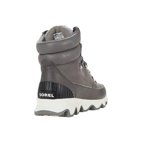 SOREL ソレル レディース 女性用 シューズ 靴 ブーツ レースアップ 編み上げ Kinetic(TM) Conquest - Quarry/Sea Salt｜ilovela｜05