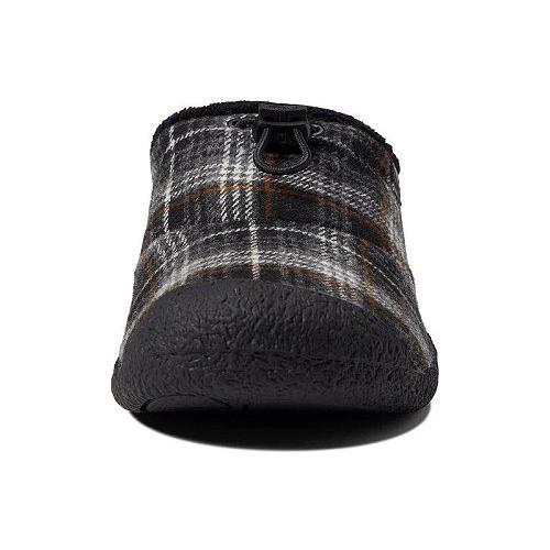 Keen キーン レディース 女性用 シューズ 靴 ローファー ボートシューズ Howser III Slide - Black Plaid/Steel Grey｜ilovela｜02