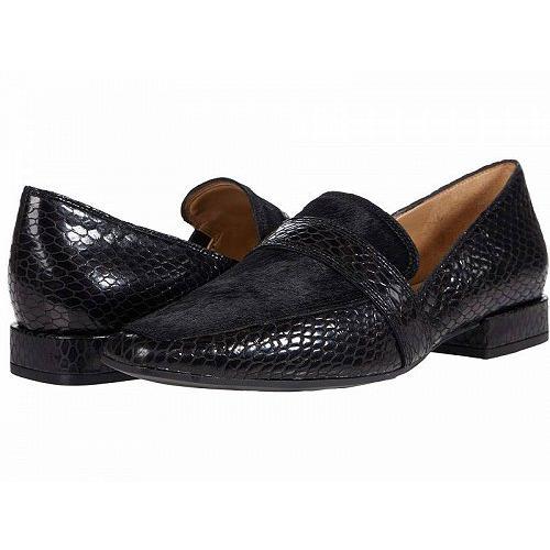 数量限定 Naturalizer ナチュラライザー レディース 女性用 シューズ 靴 ローファー ボートシューズ Cicero Black Snake Print Leather Brahma 希少 Litmanarquitectos Com Ar