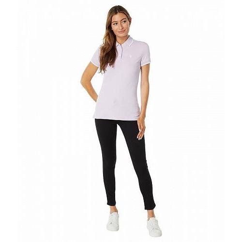 期間限定 最安値挑戦 レディース Usポロ Assn Polo U S 女性用 Lilac Pastel Shirt Polo Pique Stretch Classic ポロシャツ ファッション 半袖 サイズ等 L Sohojapanesedining Com