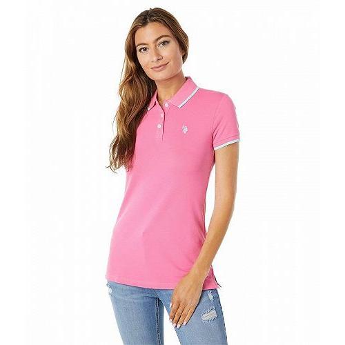 22年レディースファッション福袋 レディース Usポロ Assn Polo U S 女性用 Sangria Pink Shirt Polo Pique Stretch Classic ポロシャツ ファッション 半袖 オプション 選択なし Sohojapanesedining Com