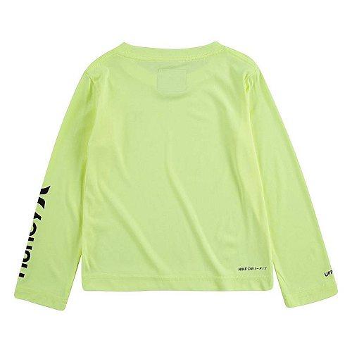 Hurley Kids ハーレー 男の子用 ファッション 子供服 Tシャツ Dri-Fit UPF 50+ One and Only Graphic Long Sleeve T-Shirt (Toddler/Little Kids) - Volt Glo..｜ilovela｜02