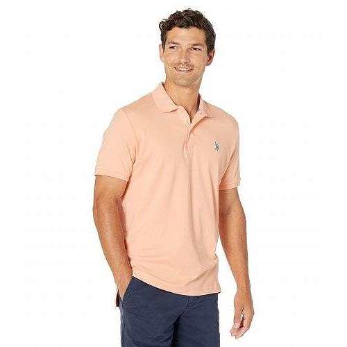 最初の  U.S. Beach Hampton - Polo Interlock Solid ポロシャツ ファッション 男性用 メンズ USポロ ASSN. POLO ポロシャツ
