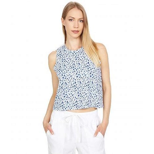 tasc Performance タスクパフォーマンス レディース 女性用 ファッション トップス シャツ Nola Crop Tank Top - Navy Leopard