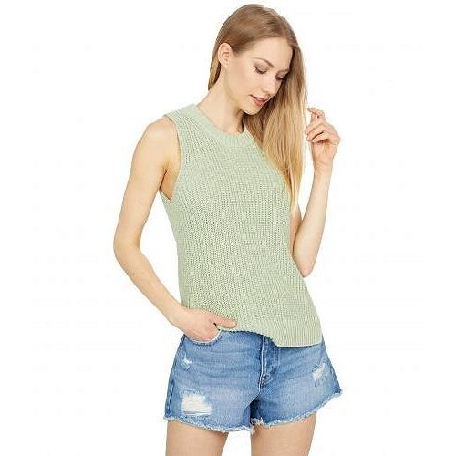 Madewell レディース 女性用 ファッション セーター Crew Neck Sweater Tank - Sunfaded Mint｜ilovela