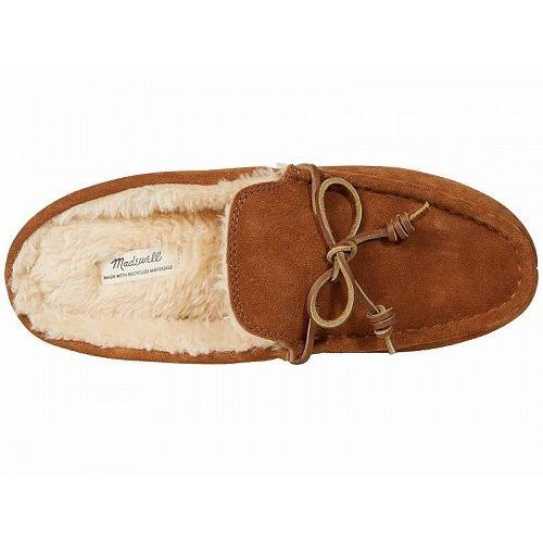 madewell suede moccasin scuff slippers