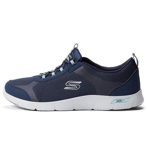 SKECHERS スケッチャーズ レディース 女性用 シューズ 靴 スニーカー 運動靴 Arch Fit Refine - Her Best - Navy Aqua｜ilovela｜04