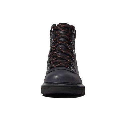 SOREL ソレル レディース 女性用 シューズ 靴 ブーツ ハイキング トレッキング Lennox(TM) Hiker STKD Waterproof - Black/Warp Red｜ilovela｜02