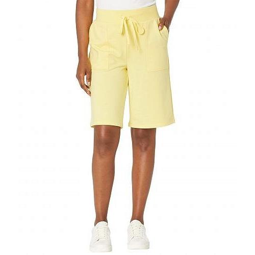 NYDJ エヌワイディージェー レディース 女性用 ファッション ショートパンツ 短パン Drawstring French Terry Bermuda Shorts - Yellow Daisy
