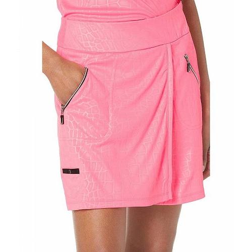 Jamie Sadock ジェイミーサドック レディース 女性用 ファッション スカート 17.5" Snake Print Skort - Mimosa/Sassy｜ilovela｜03