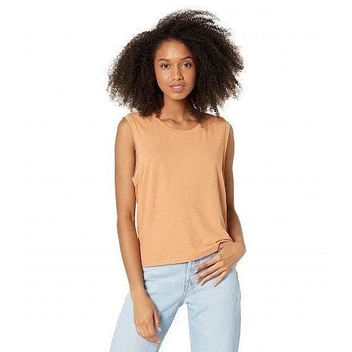 Madewell レディース 女性用 ファッション トップス シャツ Raw-Edge Hangout Muscle Tank - Earthen Clay