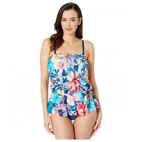 枚数限定 Maxine Of Hollywood Swimwear レディース 女性用 スポーツ アウトドア用品 水着 ワンピース Vintage Garden Over The Shoulder Peplum Mio One Piece Navy Sxr1flhj1u04aq6 I Love La 通販 Yahoo ショッピング シニアファッション Www