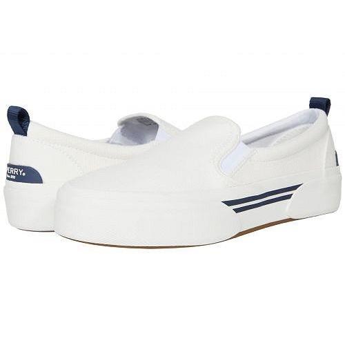 安いそれに目立つ High Wave Pier 運動靴 スニーカー 靴 シューズ 女性用 レディース スペリー Sperry スニーカー 靴 シューズ 女性用 レディース スペリー Sperry Slip On White シューズ Www Rungtaeducation Com