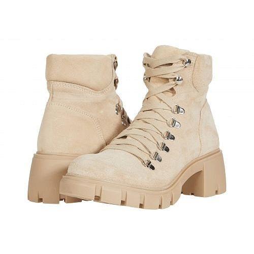 Steve Madden スティーブマデン レディース 女性用 シューズ 靴 ブーツ レースアップ 編み上げ Hint Booties - Sand Suede