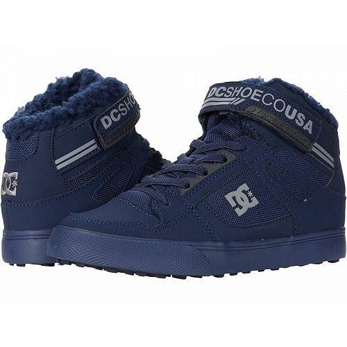 人気特価激安 Dc Kids ディーシー 男の子用 キッズシューズ 子供靴 スニーカー 運動靴 Pure High Top Wnt Ev Little Kid Big Kid Navy Grey 注目の Diocesekabgayi Org