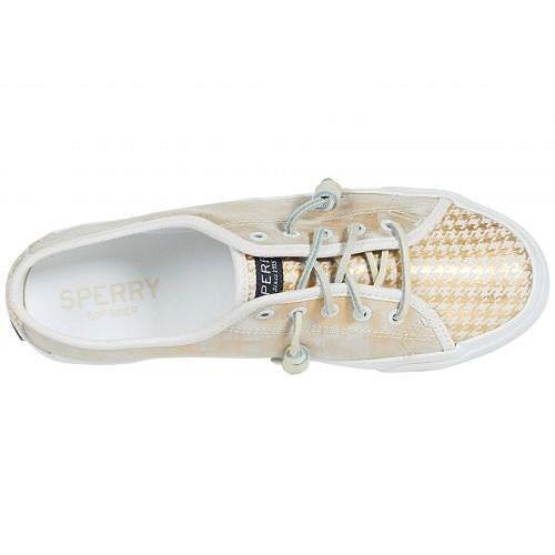 史上最も激安 レディース スペリー Sperry スニーカー 靴 シューズ 女性用 レディース スペリー Sperry 女性用 White Gold Houndstooth Seacoast 運動靴 スニーカー 靴 シューズ シューズ