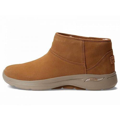 SKECHERS Performance スケッチャーズ レディース 女性用 シューズ 靴 ブーツ アンクル ショートブーツ Go Walk Arch Fit - Cute N Cozy - Chestnut｜ilovela｜03