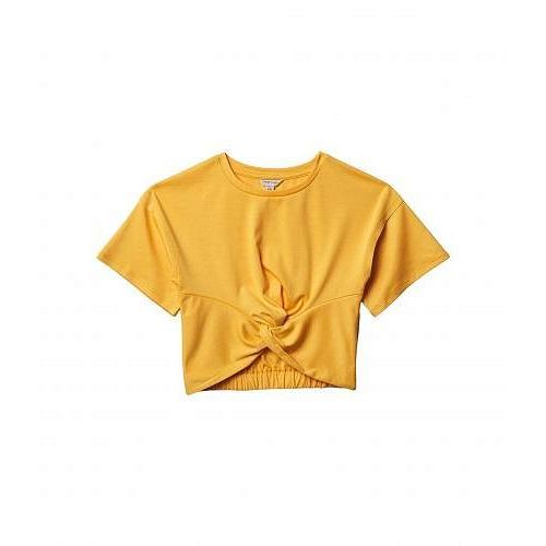 HABITUAL girl 女の子用 ファッション 子供服 Tシャツ Bexley Twist Front 3/4 Sleeve Top (Big Kids) - Yellow