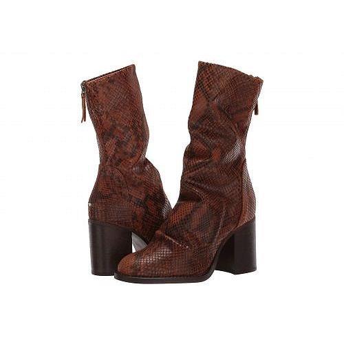 elle block heel boot