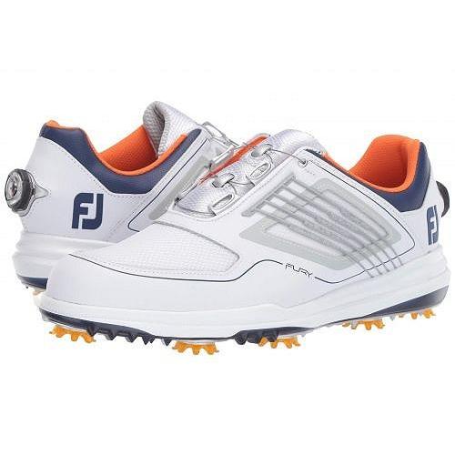 正規激安 Footjoy フットジョイ メンズ 男性用 シューズ 靴 スニーカー 運動靴 Fury Boa White Navy Orange 配送員設置送料無料 Tellosystems Com