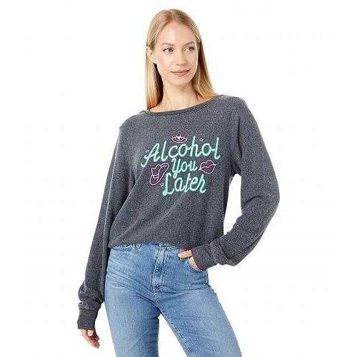 Wildfox ワイルドフォックス レディース 女性用 ファッション パーカー スウェット Alcohol You Later Call Me Later Brushed Hacci Jersey Sweatshirt Vin Sxzrlydc1gfa80x I Love La 通販 Yahoo ショッピング