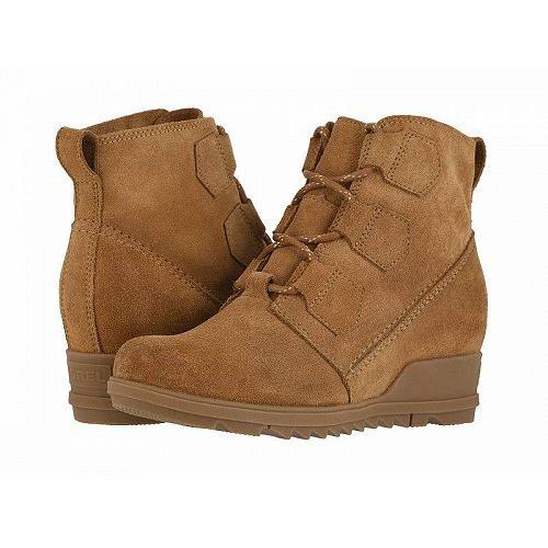 人気ブランドを Evie Tm ショートブーツ アンクル ブーツ 靴 シューズ 女性用 レディース ソレル Sorel Lace Brown Camel その他ブーツ オプション B Medium Emrya Com